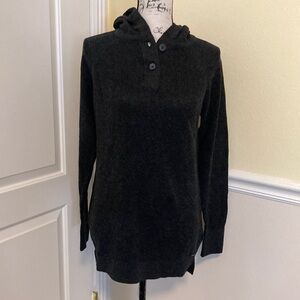 NWT PRANA MILANI TUNIC BLACK SWEATER